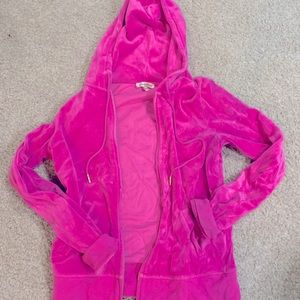Juicy Couture Hot Pink Track Suit Zip Up Jacket